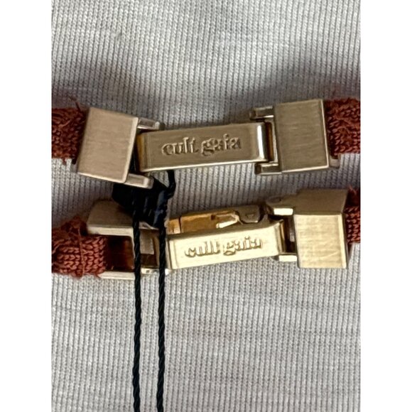 Cult Gaia Leslie Knit Dress in Spice Large New Womens Mini Metallic Cocktail - Picture 10 of 15